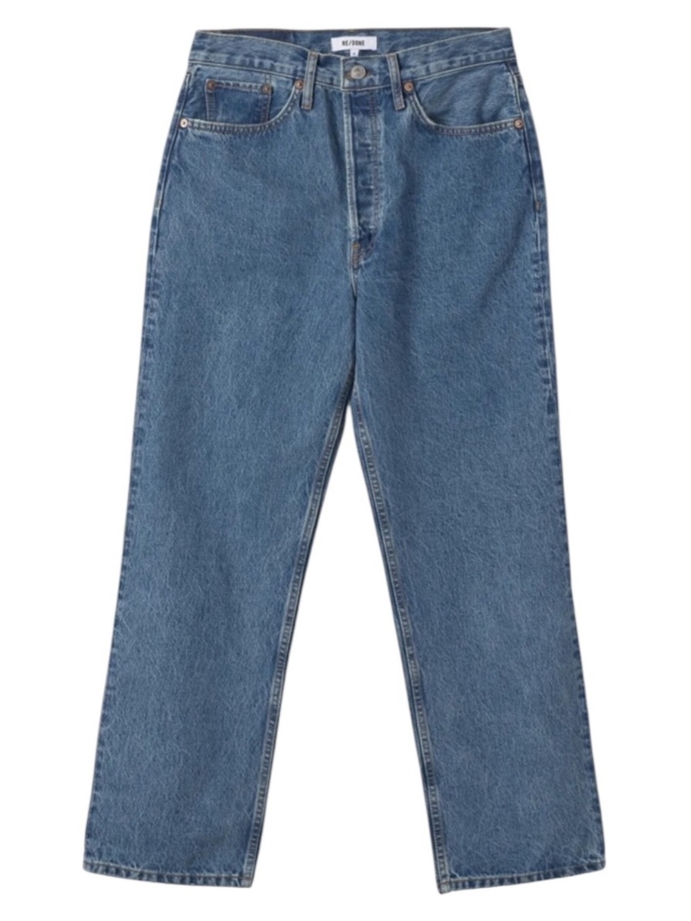 RE/DONE Originals 90's Crop Low Slung in Bleu Mere Size 30‎